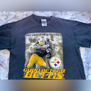 Vintage Pittsburg Steelers Jerome Bettis 2001 NFL cotton shirt mens extra large